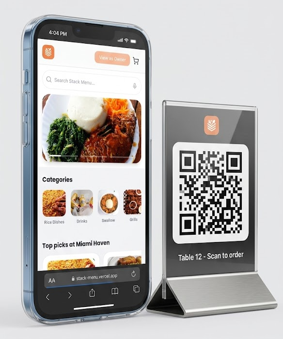 Stack Menu restaurant operating system dashboard and management interface